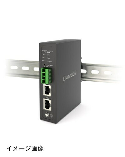 【新古品】 LINOVISION 産業用ギガビット 90W POE++ スプリッター、IEEE802.3bt PoE および DC 5/9/12/..