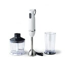 【中古】(新古品) ツインバード 燕三条 チョッパー付 ハンディブレンダー 1台4役 軽量 スピード2段階調節モーター保護装置付 離乳食 ドレッシング作り 目盛...