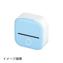 【新古品】 ミニプリンター スマホ対応 T02 サーマルプリンター モバイル 203dpi Bluetooth接続 インキレス印刷 ポータブル はがき/写真アルバム/手帳/メモ/買い物リスト/学習ノート (ブルー)