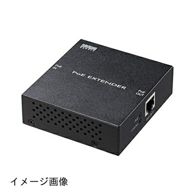 【新古品】 サンワサプライ PoEエクステンダー マグネット付き 最大100m延長 AUTO-MDIX機能搭載 ギガビット LAN-EXPOE2