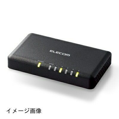 【新古品】 エレコム スイッチングハブ ギガビット対応 5ポート 電源外付モデル ブラック EHC-G05PA2-SB