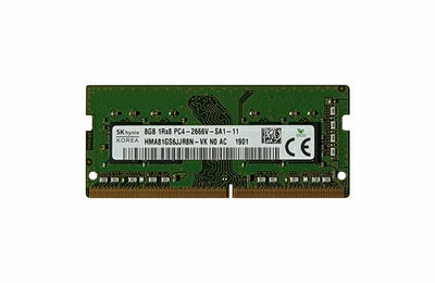 Memory - 【中古】（新古品） Hynix 8GB PC4-21300 DDR4-26ubia 260-Pin SODIMM 1.2V シングルランクメモリーモジュール HMA81GS6CJR8N-VK