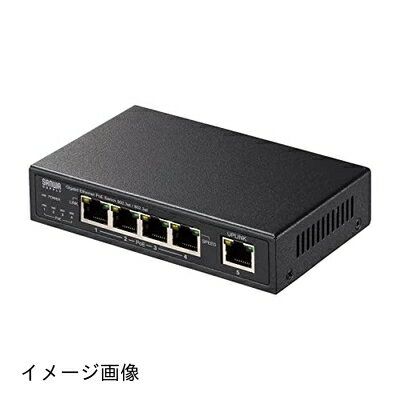 【新古品】 サンワサプライ ギガビット対応PoEスイッチングハブ(5ポート) LAN-GIGAPOE52