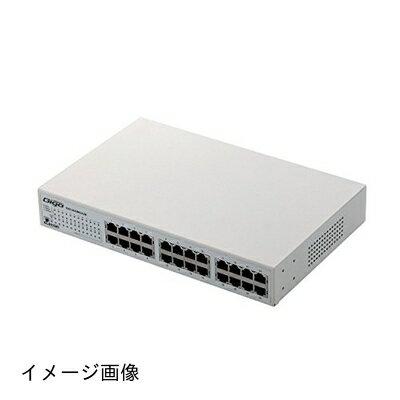 【新古品】 エレコム スイッチングハブ ギガビット 24ポート マグネット付き 電源内蔵 金属筺体 EHC-G24MN-HJW