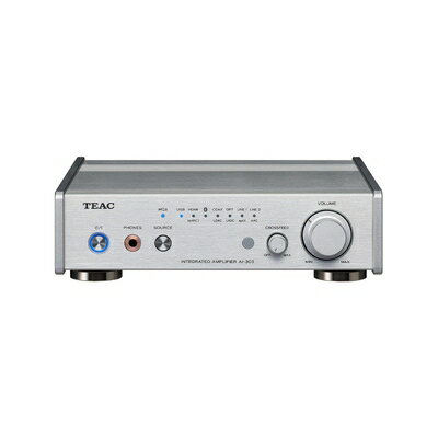【中古】（新古品）TEAC(ティアック) AI-303-S シルバー USB DAC/ステレオプリメインアンプ/ヘッドホンアンプ 小型コンパクト/Bluetooth/HDMI-CEC ARC/eARC/MQA/ハイレゾ