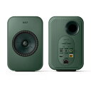 【中古】(新古品) KEF LSX II LT - ワイヤレスHiFiブックシェルフ スピーカー(セージグリーン)