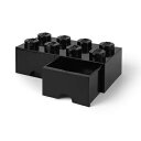 【中古】(新古品) 選べる10色 レゴ 収納ボックス 大きいタイプ 50×25×18cm ブリック ドロワー 8 LEGO Brick Drawer 8 (ブラ...
