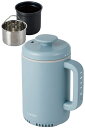 【中古】(新古品) エレコム IH炊飯器 小型 1合炊き コンパクト設計 低糖質モード 一合厚釜採用 ひとり暮らし用 ケトルサイズ LiFERE ブルー HAC...