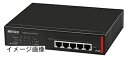 【新古品】 バッファロー BS-GSL2005P 法人向け Giga対応 PoE Layer2 スマートLiteスイッチ 5ポート