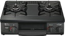 【中古】(新古品) リンナイ ガステーブル ガスコンロ 都市ガス12A・13A用 幅約56cm パールクリスタルトップ 片面焼きグリル 右強火力 KG35NPB...