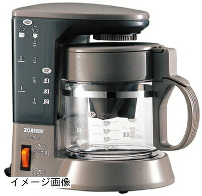【新古品】 ZOJIRUSHI 珈琲通 コーヒーメーカー 【カップ約1から4杯】 ハーブブラウン EC-TB40-TD