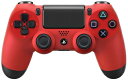 【中古】(新古品) ワイヤレスコントローラー (DUALSHOCK 4) マグマ・レッド 【メーカー生産終了】