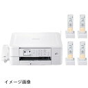 【新古品】 ブラザー プリンター A4インクジェット複合機 MFC-J739DN 子機(BCL-D120)4台セット FAX 電話機 Wi-Fi対応 スマホ・タ...