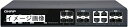 【新古品】 QNAP ( キューナップ ) 8つの10GbE SFP + ポートと 4つの 10GbESFP + / RJ45コンボポートを備えた スイッチ QSW-M1204-4C(2)