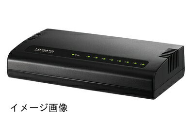 【新古品】 I-O DATA ネットワークハブ/LANハブ/スイッチングハブ 100BASE-TX/8ポート/省電力 ETX-ESH08KB