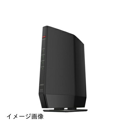【新古品】 バッファロー WiFi ルーター無線LAN Wi-Fi 6 11ax / 11ac AX5400 4803+574Mbps 日本メーカー 【 iPhone 16 / 15 / 14 / 13 / Nintendo Switch / PS5 動作確認済み 】 エコパッケージ WSR-5400AX6P/NBK
