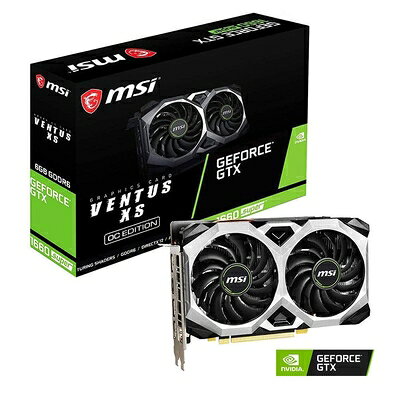 【中古】（新古品） MSI GeForce GTX 1660 SUPER VENTUS XS OC グラフィックスボー...