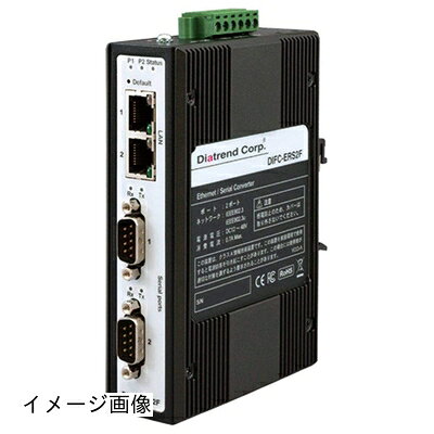 【新古品】 ダイヤトレンド(Diatrend) イーサネット／シリアルコンバータ DIFC-ERS2F