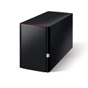 【中古】(新古品) バッファロー BUFFALO NAS PC/スマホ/タブレット対応 ネットワークHDD 6TB LS220D0602N 【データを守るRAI...