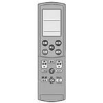 【中古】 SHARP純正パーツ　エアコン用リモコン　2056380704