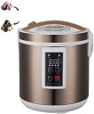 【中古】(新古品) 黒にんにく発酵器 7.5L大容量 多機能発酵機 炊飯器 発酵最大量6kg 独立した内部 タンクは均一に加熱 します ヨーグルト/納豆/キムチ/甘酒/自作酢/フルーツワイン対応 煮込み機能 (ブラウン)