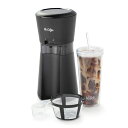 【中古】(新古品) Mr. Coffee (ミスターコーヒー) アイスコーヒーメーカー 繰り返し使えるタンブラーとコーヒーフィルター付き ブラック 開封しやすい...