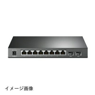【新古品】 TP-Link スイッチングハブ PoE 2x SFP 8ポート ギガビット スマートスイッチ 5年 T1500G-10PS