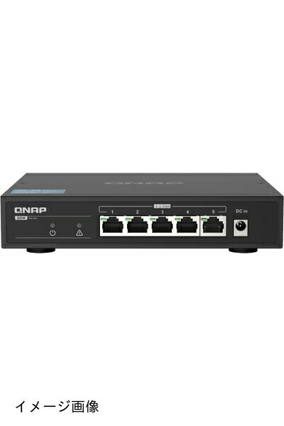 【新古品】 QNAP(キューナップ) () 5つの2.5GbEポートを備えたアンマネージドスイッチ QSW-1105-5T /AZ 6か月延長
