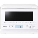 【中古】(新古品) シャープ SHARP オーブンレンジ PLAINLY ホワイト系 18L ヘルツフリー(50Hz-60Hz) RE-WF184-W