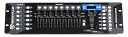 【中古】 Rockville ROCKFORCE 192チャンネル DMX 照明コントローラ、サウンド起動、プログラム可能なシーン、LCDディスプレイ、DJやラ...