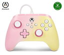 【新古品】 【国内正規品 】PowerAアドバンテージ有線コントローラー Xbox Series X|S用 - ピンクレモネード 二重振動機能 Xbox Series X|S用 PC Windows 10/11 (公式ライセンス取得) XBGP0183-01