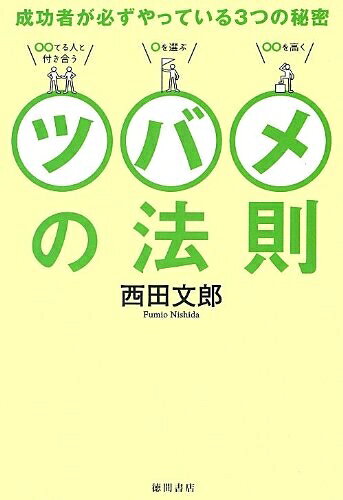 【最短発送日時につきまして】商品のお届け日を「指定なし」としていただきますと最短で発送されます。最短でのお届けをご希望の場合には、お届け日を「指定なし」としてご注文いただきますようお願いいたします。【商品名】〜成功者が必ずやっている3つの秘密〜 ツバメの法則（中古品）中古本の特性上【ヤケ、破れ、折れ、メモ書き、匂い】等がある場合がございます。また、商品名に【付属、特典、○○付き、ダウンロードコード】等の記載があっても中古品の場合は基本的にこれらは付属致しません。当店の中古品につきましては商品チェックの上、問題がないものを取り扱っております。ご安心いただきました上でご購入ください。【ご注文〜発送完了までの流れ】ご注文は24時間365日受け付けております。当店から商品発送後に発送通知メールが送信されます。発送までの期間といたしましては、ご決済完了後より2〜5営業日程度となります。お届け日を「指定なし」としていただきますと最短で発送されます。【ご注意事項】■返品について当店はお客様都合によるご注文・ご決済後のキャンセル・返品はお受けしておりません。ご承知おきのうえご注文をお願いいたします。■商品画像につきまして掲載されております画像はイメージとなります。実際の商品とは色味・付属品等が異なる場合がございますため、予めご承知おきください。■当店へのご連絡につきましてご連絡の際には購入履歴の「ショップへお問い合わせ」よりご連絡をいただきますようお願いいたします。