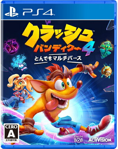 【新古品】 クラッシュ・バンディクー4: とんでもマルチバース - PS4 【新古品】 クラッシュ・バンディクー4: とんでもマルチバース - PS4