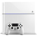 【中古】(新古品) PlayStation4 グレイシャー・ホワイト 500GB (CUH1100AB02)【メーカー生産終了】