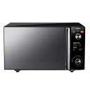 【中古】(新古品) ツインバード 燕三条 電子レンジ レンジ 20L フラットテーブル 600W ミラーガラス スタイリッシュ ダイヤル式【メーカー1年】ブラッ...