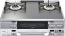 【中古】(新古品) リンナイ ガスコンロ ガステーブル ラクシエプライム プロパンガス(LP)用 左強火力 RTS65AWG31R2GA-VL ココットプレート...