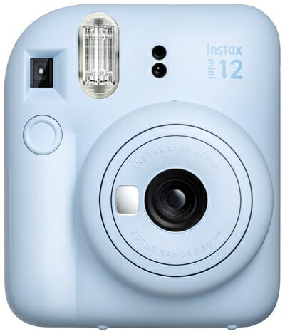 Instant Cameras - 【中古】（新古品）富士フイルム(FUJIFILM) チェキ インスタントカメラ instax mini 12 パステルブルー INS MINI 12 BLUE