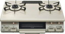 【中古】(新古品) リンナイ ガスコンロ ガステーブル 幅約60cm 片面焼グリル プッシュ点火 右強火力 プロパン用 ベージュ KG67BER/LP