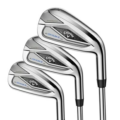 【中古】(新古品) Callaway Golf Paradym AI Smoke HLアイアンセット (右手 5-PW、AW、スチール、スティッフ)