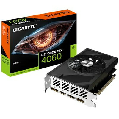 【中古】（新古品） GIGABYTE NVIDIA GeForce RTX4060 搭載 グラフィックボード GDDR6 8GB【品】 GV-N4060D6-8GD