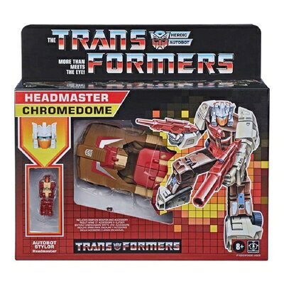 【中古】トランスフォーマー ウォルマート限定 レトロ ヘッドマスターズ デラックス クラス クロームドーム/TRANSFORMERS 2021 Walmart EXCLUSIVE RETRO HEADMASTERS Deluxe Class CHROMEDOME G1 レジェンズ タイタンズ リターン [並行輸入品]