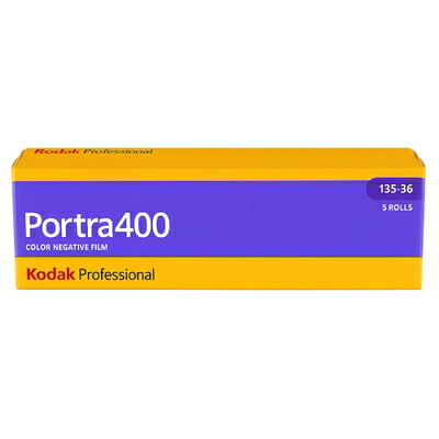 【中古】（新古品）Kodak カラーネガティブフィルム プロフェッショナル用 35mm ポートラ400 36枚 5本パック 6031678