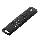 【中古】 エレコム Fire TV Stick 4K Max リモコンカバー 傷や汚れ、ホコリから守る 水洗い可能 収納に便利なフック穴付き ブラック AVDW...