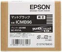 【中古】(新古品) エプソン EPSON 純正インクカートリッジ ICMB96 マットブラック