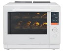 【中古】(新古品) 東芝(TOSHIBA) 過熱水蒸気オーブンレンジ 30L 石窯ドーム 350℃ 2段調理 ER-XD7000(W) グランホワイト フラット...