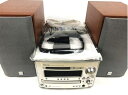 【中古】 Denon ラピシア システムステレオ 木目 D-ME33-MM