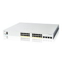 【新古品】 シスコシステムズ (Cisco) Cisco Catalyst 1300-24FP-4G マネージド スイッチ 24 ポート GE フル PoE 4...
