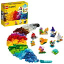 【中古】(新古品) レゴ(LEGO) クラシック アイデアパーツ<透明パーツ入り> おもちゃ 玩具 プレゼント 誕生日 ブロック 知育 クリスマス 女の子 男の...