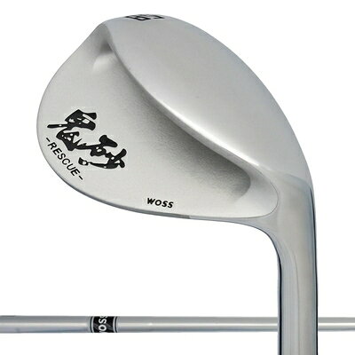 【中古】（新古品） WOSS(ウォズ) GOLF 鬼砂 レスキュー ウェッジ 大型ヘッド 全面フルスコアライン ゴルフクラブ ウォズ バンカー アプローチ RESCUE (スチール, 58, 度)