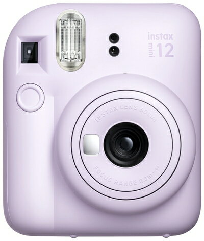 【中古】（新古品）富士フイルム(FUJIFILM) チェキ インスタントカメラ instax mini 12 ライラックパープル INS MINI 12 PURPLE
